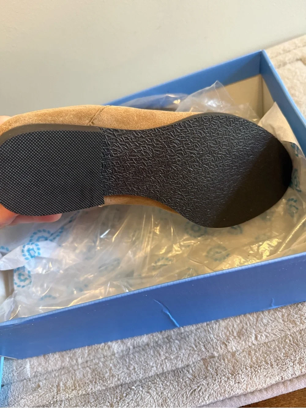 Jack Rogers Pippa Suede Chelsea Boots in Tan NEW